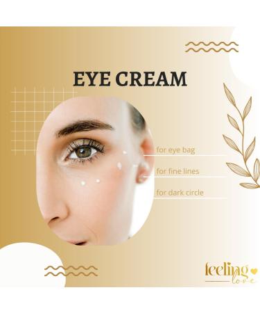 Feeling Love Illuminating Eye Cream - Revitalize & Brighten Eyes | Organic Ingredients | Luminous & Youthful Look (20ml - Buy Online on GoSupps.com