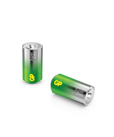 C Baby Battery GP Alkaline Super 1.5 V Pack of 2