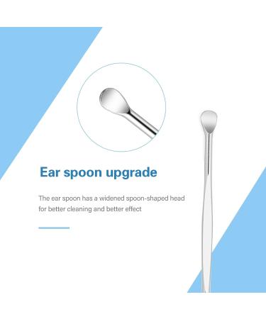 Derlaier Ear Pick Earwax Removal Kit  Stainless Steel Ear Cleans Tool Set  Ear Curette Ear Wax Remover Tool with a Small Cleaning Brush and Storage Box  Silver  6 Pcs. - Buy Online on GoSupps.com