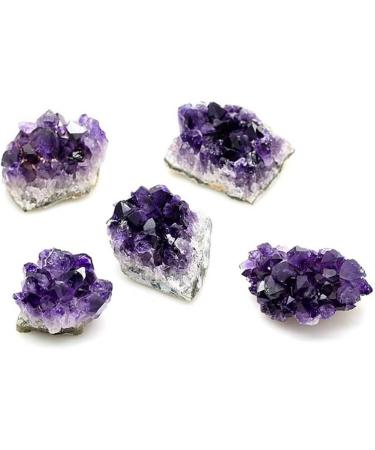 Room Decoration 1pc Natural Amethyst Cluster Quartz Minerals Stones and Crystalsfor Home Decoration Home furnishings 40-60mm - Buy Online on GoSupps.com