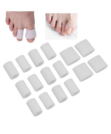 8 Pairs Toe Straightener and Corrector Support Foot Fitness and Balance for Overlapping Toes Big Toe Alignment