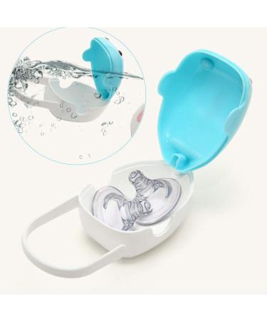 3 PCs Portable Baby Pacifier Storage Box - Dust-Proof Travel Organizer for Newborns - Random Colors - Buy Online on GoSupps.com