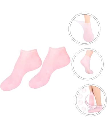 minkissy 3 Pairs Sock Foot Moisturizer for Dry Feet Gel Dry-Proof Skin Soles Booties Lotion Skin Protect Soles Sole Pad Heel Sebs Women's Pink - Buy Online on GoSupps.com