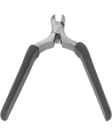 Cuticle Puller Dead Skin Remover Ergonomic Non-Slip Handle Stainless Steel Inline Spring Nail Clipper for Home Nail (Black) - Buy Online on GoSupps.com