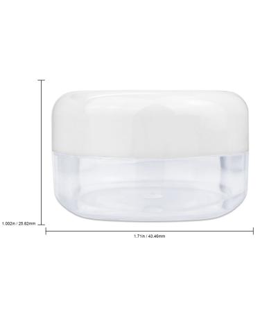 Buy 18 Beauticom 15G/15ML Clear Jars with Lids for Makeup & Creams - BPA Free Ideal for International Shipping - Buy Online on GoSupps.com