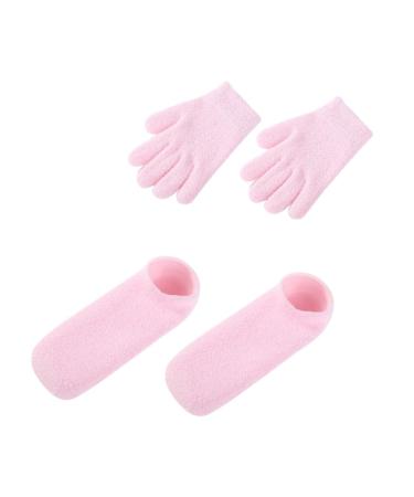 Ipetboom 1 Pair Elf Lip Balm Wicking Socks Sheer Socks Womens Socks Hosiery Pantumblas De Mujer Nail Charms Heel Feet Moisturizer Socks Moisturizing Foot Care Lotion Miss Spa Pink 22.5*8cm