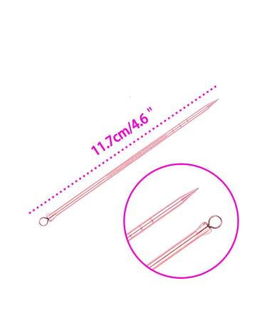 4-Piece Acne Blackhead Removal Tool Set - Pimple Extractor & Deep Cleaning Skin Care Beauty Products for Flawless Skin - Buy Online on GoSupps.com