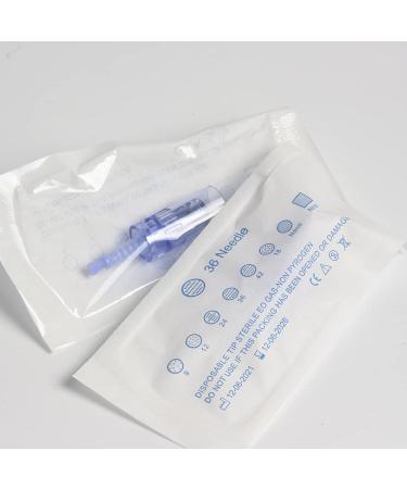 Mona Ultima A6 Dermapen Microneedles - 10 Pcs + 36 Replacement Needles & Bayonet Plugs for Auto & Electric Use (36 PIN) - International Shipping Available - Buy Online on GoSupps.com