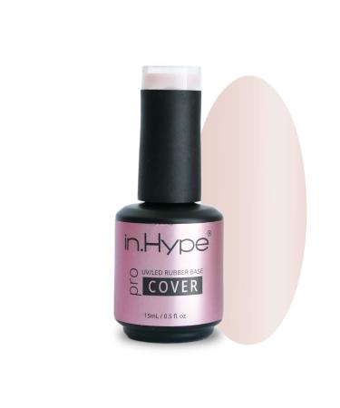 N.HYPE Elastic Rubber Base Coat. UV/LED Curable. Correcting Coating with Enhanced Adhesion. Soak Off  (Chiffon)