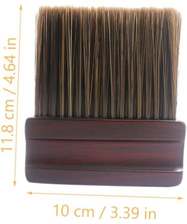 Didiseaon Neck Brush Soft Bristle Cleaning Brush Hair Salon Brush Barber Supplies Barber Fade Brush Broken Hair Remove Brush Hair Cutting Duster Hair Products Beech Soft Fur - Buy Online on GoSupps.com