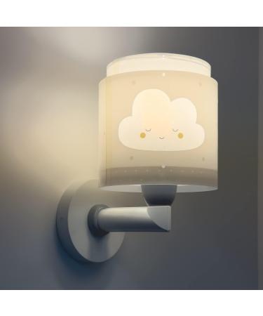 Dalber Children's Wall Lamp - Baby Dreams Cloud Grey E27 | Stylish Lighting for Kids' Rooms - Buy Online on GoSupps.com