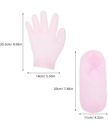 Beaupretty Moisturizing Gloves and Socks Gel Spa Socks Moisturizing Gloves Overnight Lotion Gloves and Socks Soften Repairing Dry Cracked - Buy Online on GoSupps.com