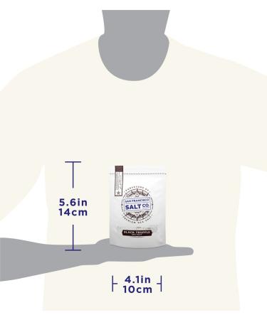 San Francisco Salt Co. Italian Black Truffle Salt - 5 oz Resealable Pouch - Buy Online on GoSupps.com