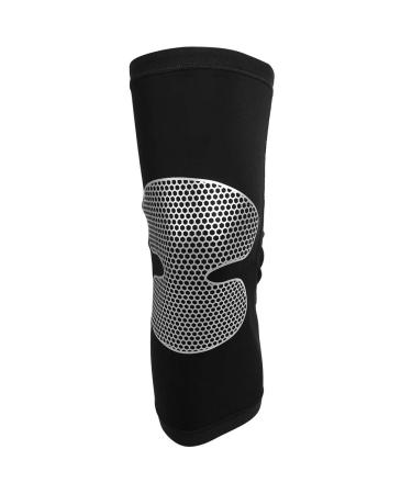 Outdoor Football Basketball Mid Length Sports Knee Pads Boodun Knee Protector Pads Elastic Breathable Cycling Knees Brace Support Sleeve Sports (M) M M