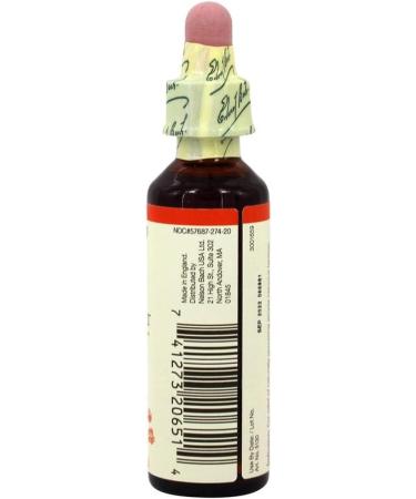 Bach Original Flower Remedies Red Chestnut - Peace of Mind - Natural Homeopathic Flower Essence for Emotional Balance - Vegan Gluten Free Sugar Free - 20mL Dropper - Buy Online on GoSupps.com
