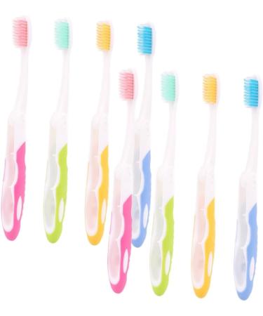 Lalafina 8-Piece Mini Travel Toothbrush Set - Foldable Manual Toothbrushes for Oral Care Accessories - Buy Online on GoSupps.com