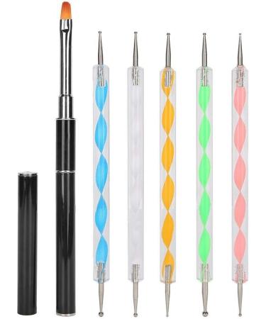 Buy Alupre Nail Art Dotting Pen Set - Double-End UV Gel Painting Tools for Perfect Manicure Accessories - International Shipping Available - Buy Online on GoSupps.com