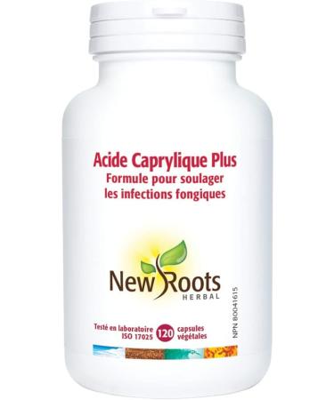 New Roots Herbal - Caprylic Acid Plus - 120 Capsules - Yeast-Stop Formula - Pau D Arco Capsules - Caprylic Acid Capsules for Candida - Balance Intestinal Flora & Reduce Blood Pressure- Yeast Stop Pills 120 count (Pack of 1) - Buy Online on GoSupps.com