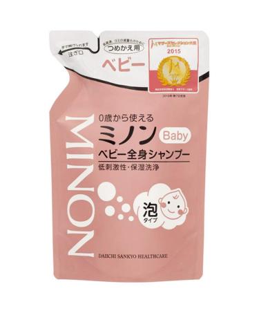 Minon Baby Whole Body Shampoo - 300ml - Refill (Green Tea Set)