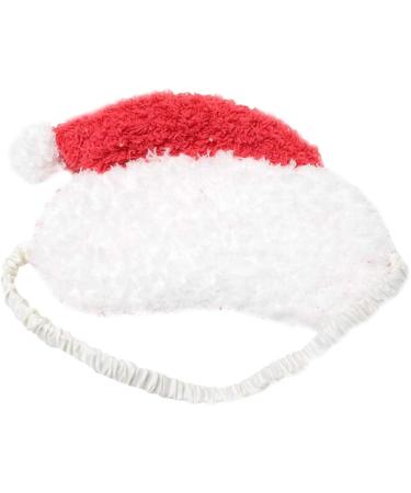 Shop 1pc Christmas Sleep Mask - Plush Eye Covers for Travel & Office | Cozy Polyester Sleeping Mask for Festive Relaxation - Buy Online on GoSupps.com