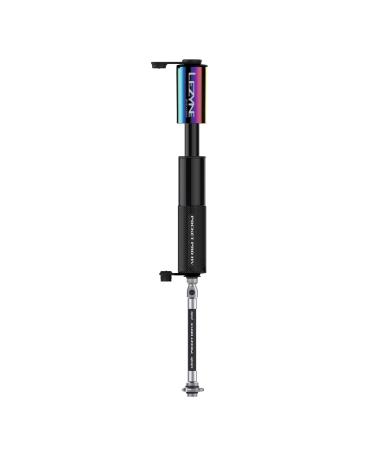 LEZYNE Pocket Drive Pro HV Bicycle Hand Pump, High Volume 90 PSI, Presta & Schrader, Lightweight, Compact, Durable CNC Aluminum, Bike Tire Pump