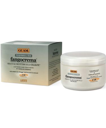 GUAM FANGOCREMA Anti Cellulite Cream with Seaweed and Tourmaline FIR  Lipo-Reducing Caffeine Cream for Cellulite and Skin Tightening  Cellulite Hot Gel for Cellulite Treatment  10.5oz | Guam Beauty