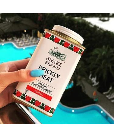 SNAKE BRAND Prickly Heat Cooling Body Powder 140g (Classic Pack of 6) Classic 140 g (Pack of 1) - Buy Online on GoSupps.com