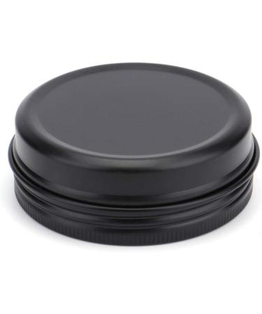 Foraineam 48 Pack 2 oz Matte Black Lip Balm Tin Cans with Screw Lid - Buy Online on GoSupps.com