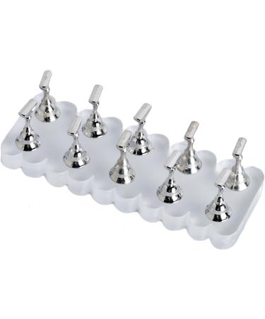 Acrylic Nail Art Practice Stand Fingernail Display Holder For False Nails Nail Tips Exercise Stand TS08 - Buy Online on GoSupps.com