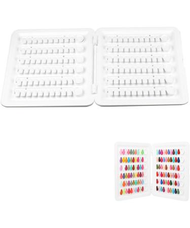 Nail Display Chart Nail Color Chart Display Book With Nail Tips Nail Practice Card Design Board Display Book - Buy Online on GoSupps.com