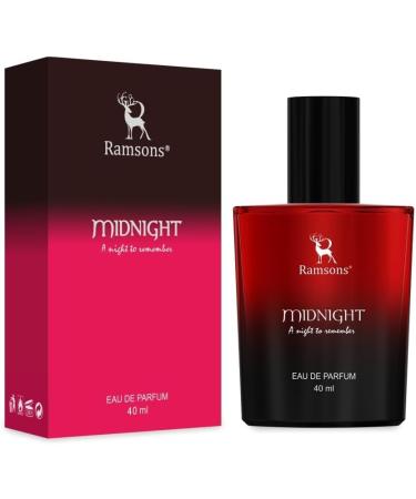 Ra.ms.ons - Midnight Eau De Parfum | 40 ML | Perfume for Men | TN - Lavender Mint Green Camphor Lemongrass | MN - Cumin Aniseed Rose Jasmine | BN - Oakmoss Patchouli Musk Amber - Buy Online on GoSupps.com