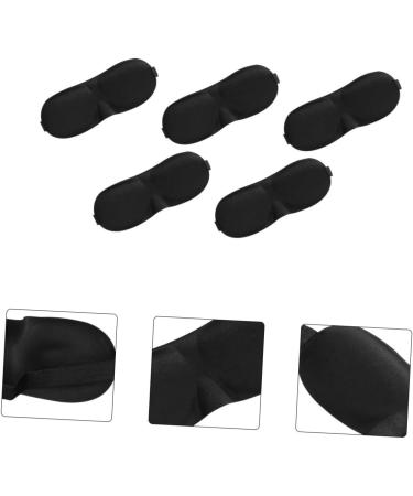 FRCOLOR 5pcs 3D Stereo Eye Masks - Silk & Cotton Sleep Masks for Light Blocking | Travel-Friendly Eye Pillow Covers | Comfortable & Breathable Eye Patches - Buy Online on GoSupps.com
