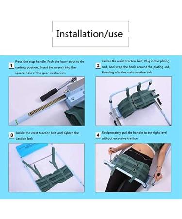 Back Traction Bed Cervical Spine Extension Stretcher Device with Inflatable Pillow Cervical Spine Traction Device for Relieve Cervical Fatigue and Back Pain - Buy Online on GoSupps.com