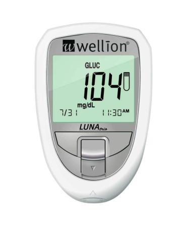 Wellion WELL603TW Wellion LUNA Trio blood glucose meter set white mg/dl white