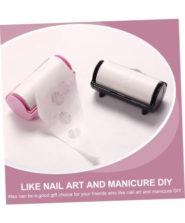 minkissy 1 Roll Stamp Blotting Paper Nail Stamper Clear Nail Polish Nail Tools Nail Stamping Remover Nail Art Accessory Stamping Remover Paper Nail Printing Oil Remover Nail Oil Remover Pet 11.5x6cm Pink - Buy Online on GoSupps.com