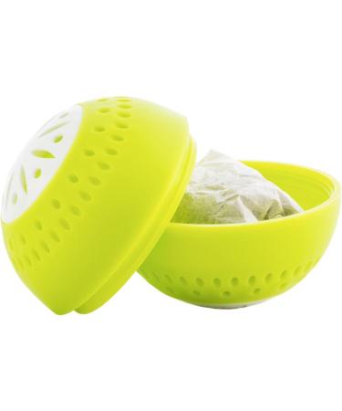 Innovagoods Eco-Balls - 3 Set Refrigerator Freshness Extender | Odor Neutralizer | Environmentally Friendly ABS & Activated Carbon | Yellow 5x5x5 cm - Buy Online on GoSupps.com
