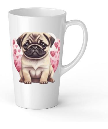 White Ceramic Baby Carlin Mug - Large 483 ml Perfect for Hot Chocolate or Milk Fun and Easy to Use - Buy Online on GoSupps.com