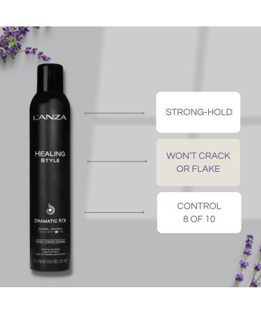 L'ANZA Healing Style Dramatic F/X Hair Spray - Strong Hold, Frizz Control, Nourishing & UV/Heat Protection - 10.6 oz - Buy Online on GoSupps.com