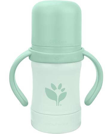 Green Sprouts Sprout Ware Sip & Straw 6oz - Sage | Plant-Plastic & Silicone, Dishwasher Safe | Grows with Baby, Hormone Tested (6mo+) - Buy Online on GoSupps.com