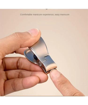 Mini Nail Clippers Set Heavy Duty Sharp Premium Stainless Steel Ergonomic Wide Opening Jaw Splash Manicure Thick Fingernail Cutter Filer Ingrown Toenail Trimmer Catcher Travel Men Women Seniors - Buy Online on GoSupps.com
