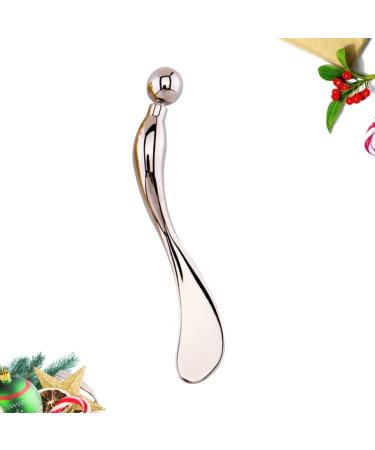 Beaupretty Eye Cream Massage Sticks & Spatula - Anti-Wrinkle Eye Mask Tool for Women | Silver | Combat Eye Fatigue & Bags - Buy Online on GoSupps.com