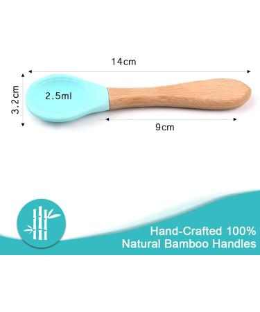 Vicloon Baby Spoon Set | 7 Pcs Soft Curved Silicone Feeding Spoons for Kids | BPA-Free Utensils for Toddlers and Infants - Buy Online on GoSupps.com