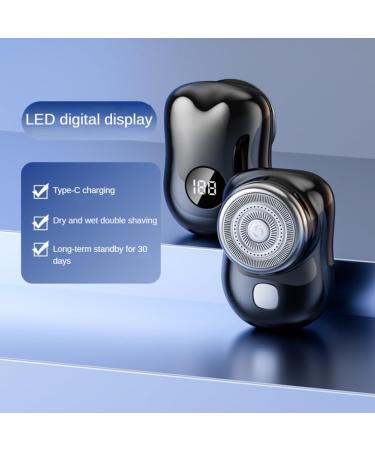 Dewedrt Electric Shaver USB Rechargeable Digital Display Multifunctional Travel Shaver Mini Men'S Shaver Portable Shaver - E - Buy Online on GoSupps.com