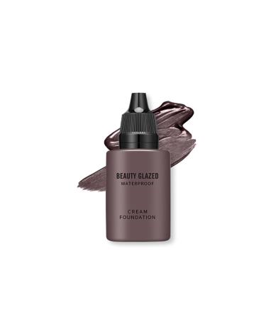 Beauty Black Matte Long Lasting Liquid Foundation Dark Concealer High Coverage Liquid Foundation (Size : 109)