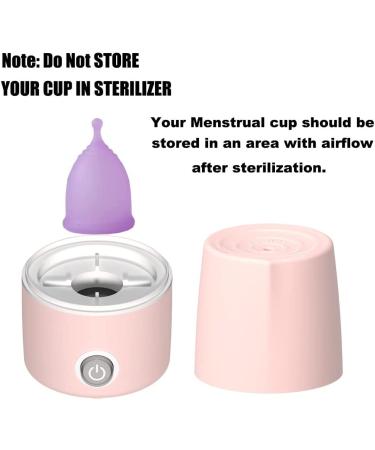 Mottery Menstrual Cup Sterilizer Cleaner Machine - High Temperature Wash, 99.9% Dirty Removal in 8 Minutes - Feminine Hygiene, Leak-Free Model 4 - Buy Online on GoSupps.com