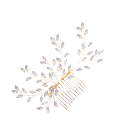 FRCOLOR Sweet Rhinestone Hair Accessories Prom Hair Accessories Bridal Hair Accessories Hair Jewels for Women Hair Toppers for Women Tiaras for Women Hair Piece Metal Bride Rhinestones