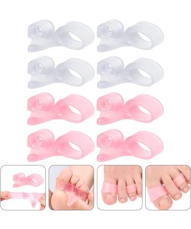5-in-1 Manicure Tools Set for Toe Correction - Hammer Toe Straightener, Toe Separators, Bunion Corrector, Toe Spacers, Big Toe Spreader - 4 Pairs with Thumb Splint - Buy Online on GoSupps.com