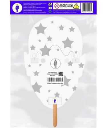 Geraldine Chaplin Mask - Prince Philip Celebrity Face Mask | The Crown On A Stick | International Shipping - Buy Online on GoSupps.com