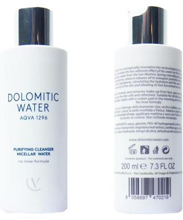 Dolomitic Water - 200 ml Cleansing Micellar Water based on Dolomitic Water - Buy Online on GoSupps.com