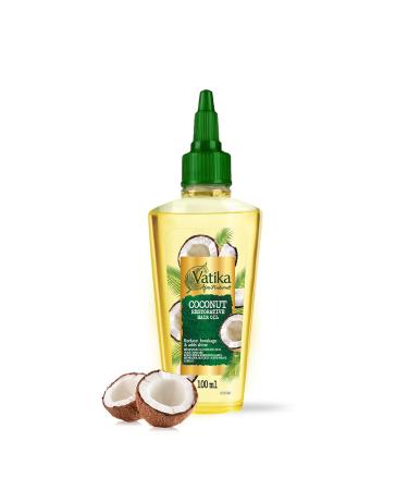 Vatika Afro Naturals Coconut Restorative Hair Oil - 100ml | Provides Strength & Nourishment | Boost Hair Health & Control Frizz
